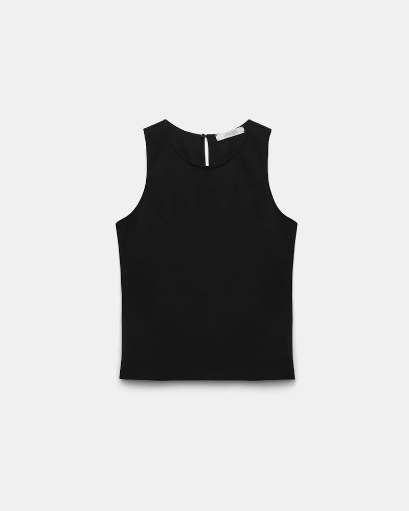 Dorothee Schumacher Top aus leichtem Punto Milano Schwarz