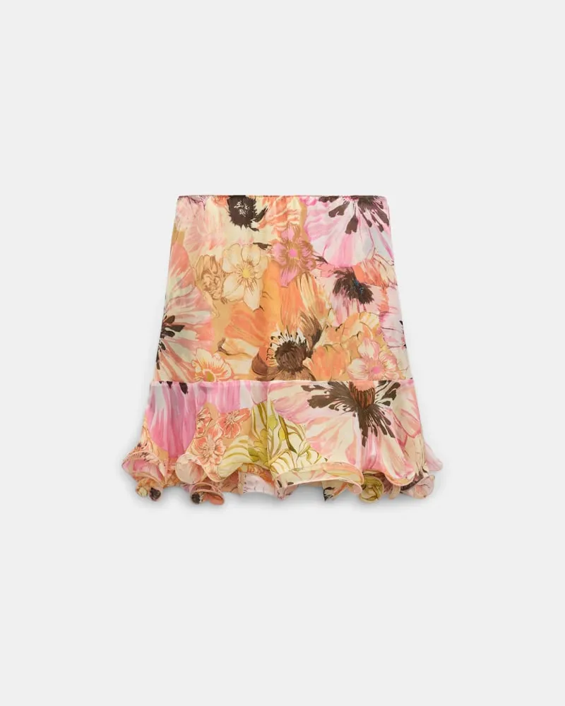 Dorothee Schumacher Rock im Signature Print aus Viskose-Georgette Multi