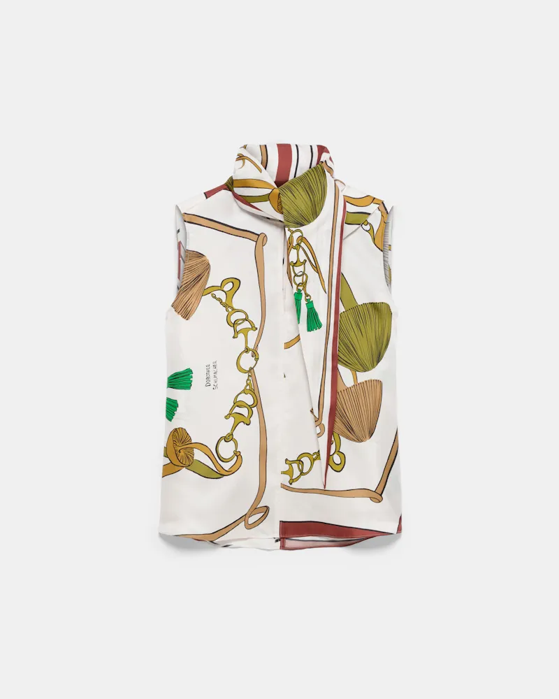 Dorothee Schumacher Top aus Seidentwill Multi