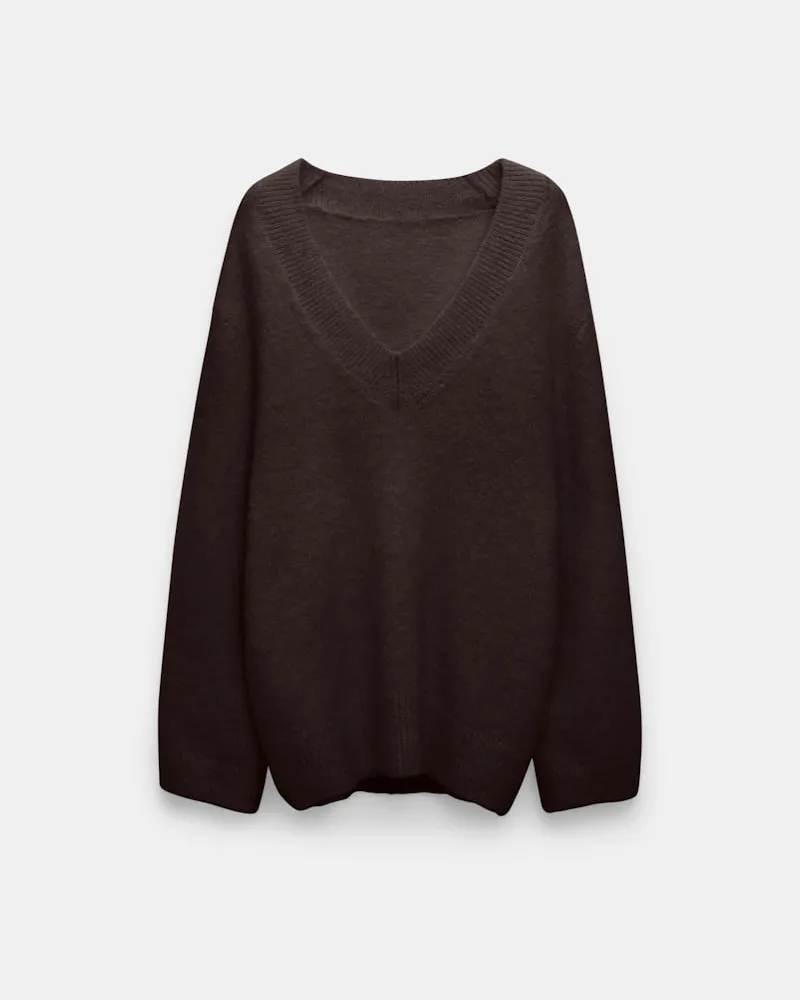 Dorothee Schumacher Pullover aus Alpaka-Garn Braun