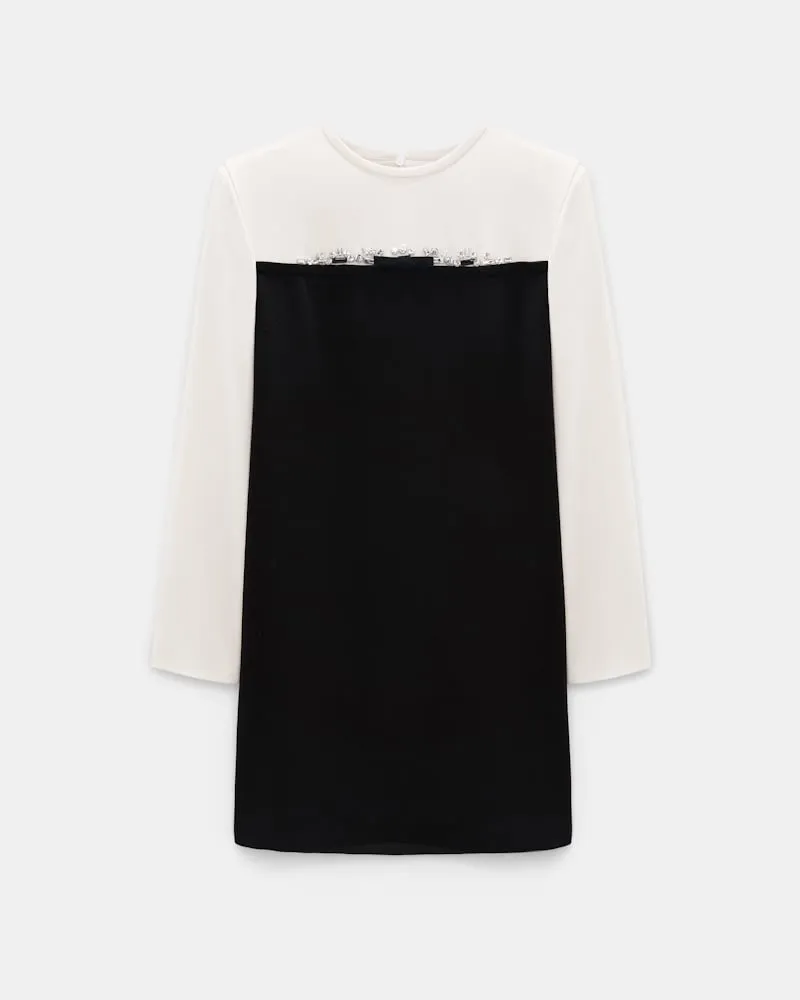 Dorothee Schumacher Mini-Shiftkleid aus japanischem Crêpe Multi