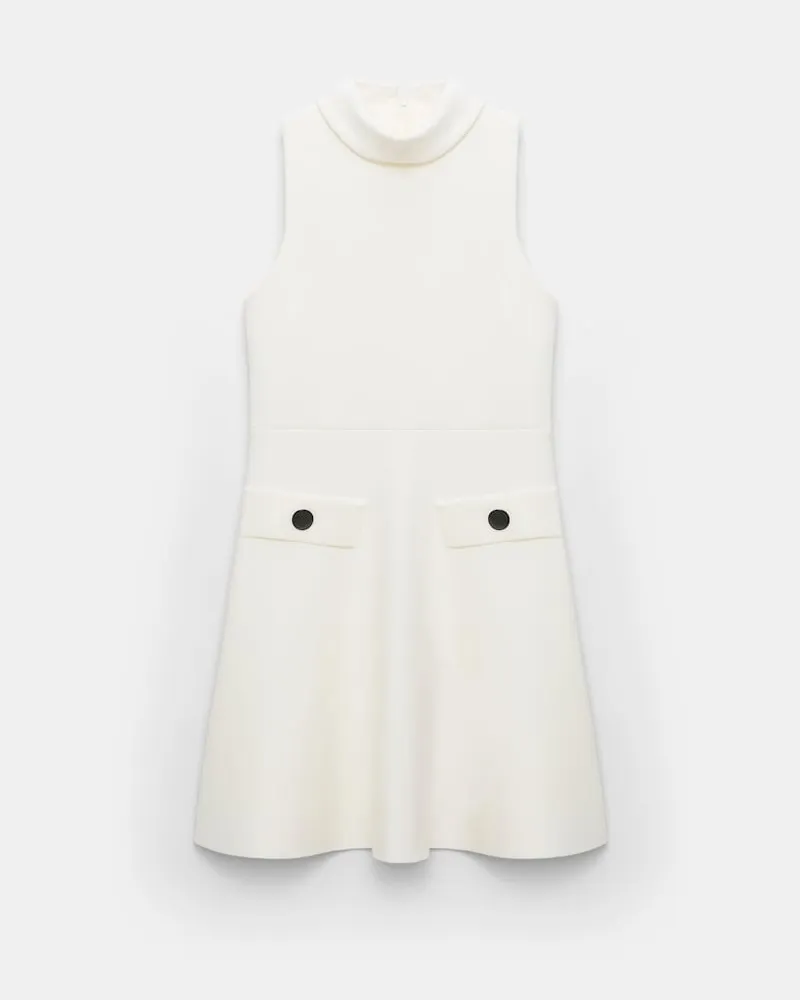 Dorothee Schumacher Doubleface Kleid aus Merino Weiß