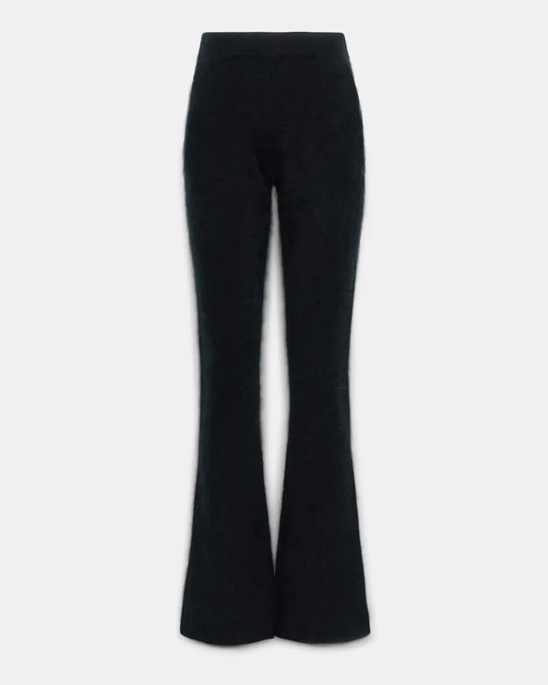 Dorothee Schumacher Fluffy Hose aus Merino und Kaschmir Schwarz