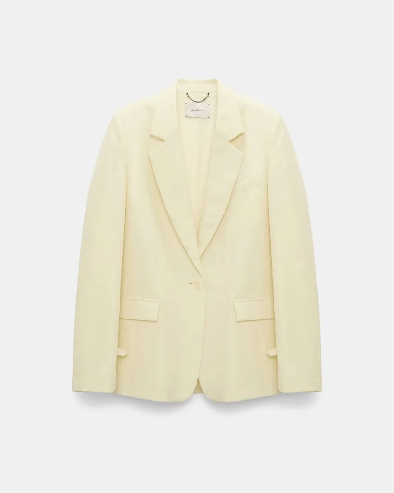 Dorothee Schumacher Blazer aus technischem Leinen Gelb