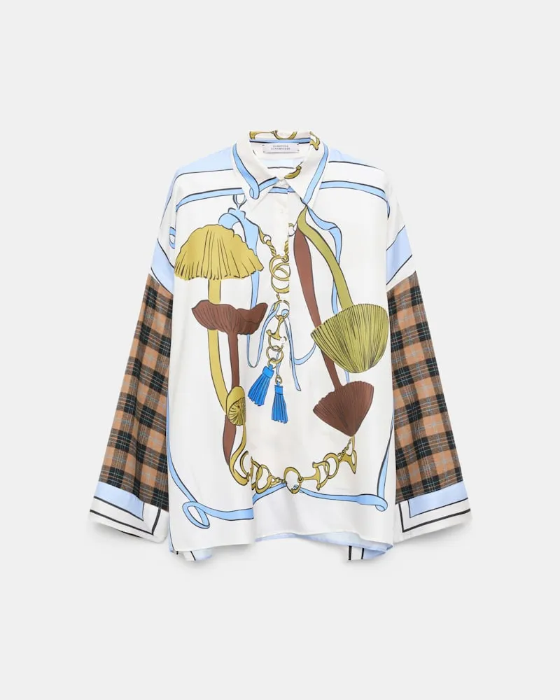 Dorothee Schumacher Oversize-Bluse mit gemischten Mustern Multi