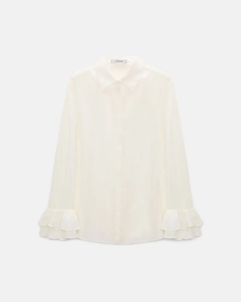 Dorothee Schumacher Hemdbluse aus Seiden-Habotai Weiß