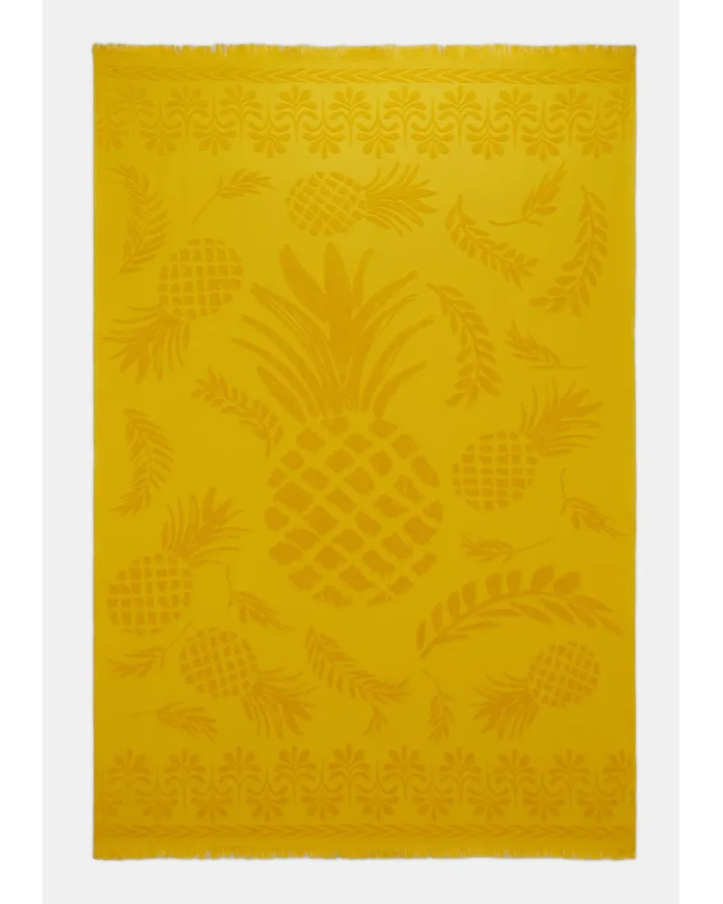 Dorothee Schumacher Badehandtuch mit gewebtem Ananas-Jacquardmuster Basic
