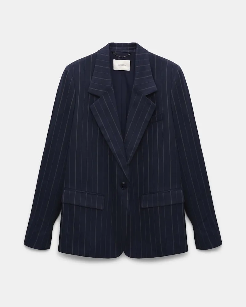 Dorothee Schumacher Pinstripe Blazer Blau