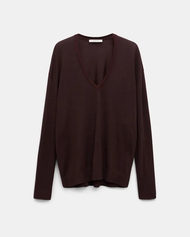 Dorothee Schumacher Pullover mit fluffy Details Braun