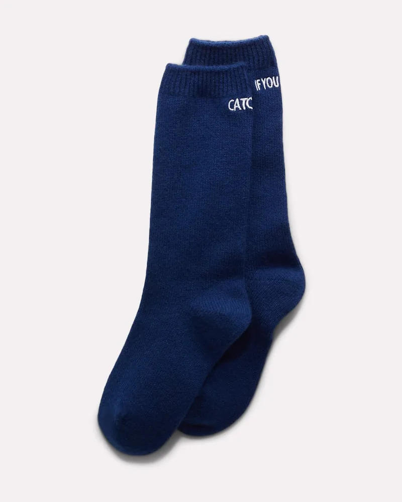 Dorothee Schumacher SOCKEN AUS KASCHMIR Blau