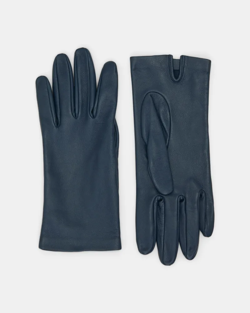 Dorothee Schumacher Handschuhe aus Lammfell Blau