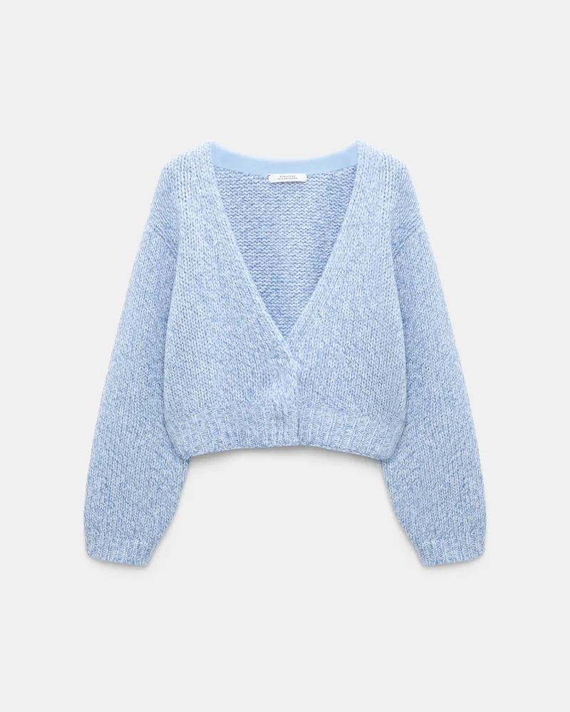 Dorothee Schumacher Cardigan aus Merino und Kaschmir Blau