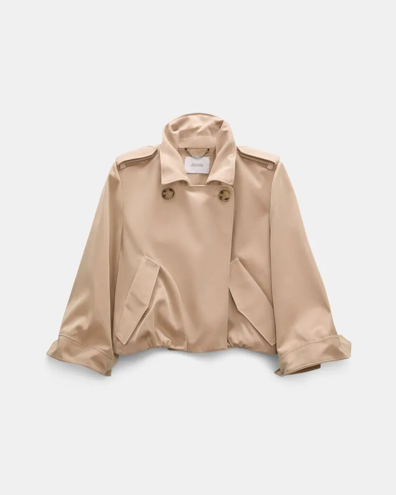 Dorothee Schumacher Jacke aus Technostoff Beige