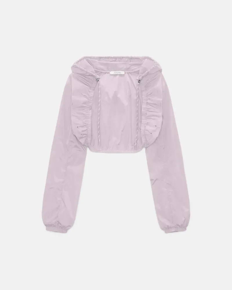 Dorothee Schumacher Styling Piece mit Kapuze und Arm-Cover Violett
