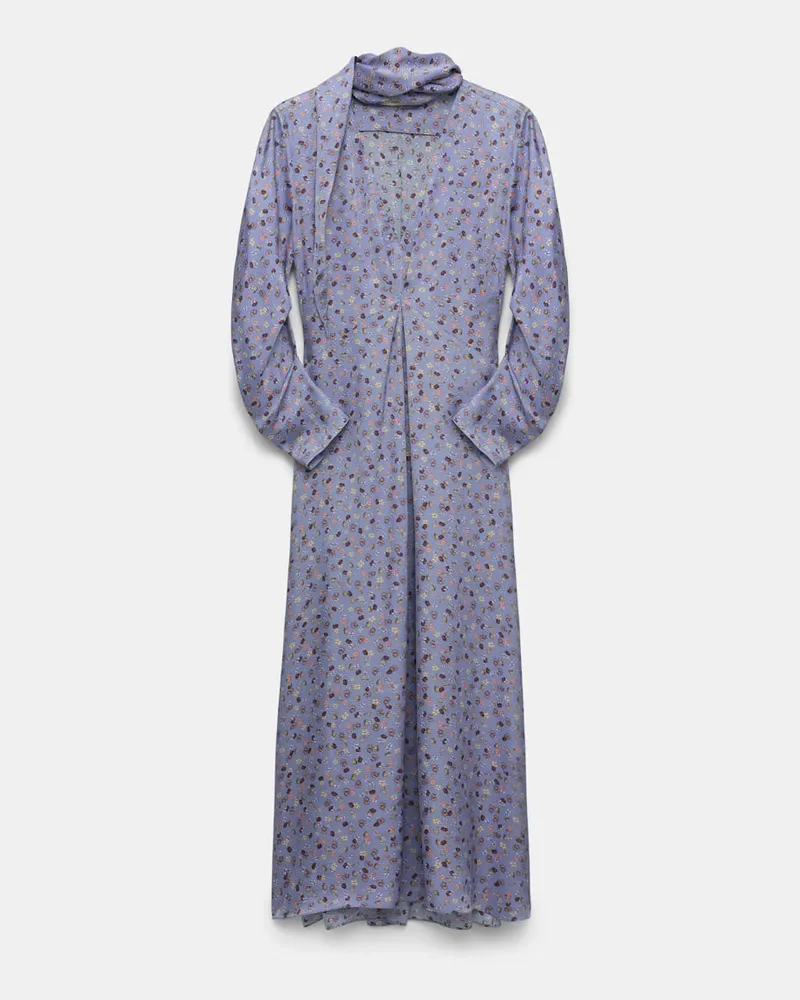Dorothee Schumacher Midi-Kleid aus gehämmertem Satin Multi