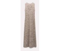 Kleid aus Baumwollmix mit Lurex-Effekt