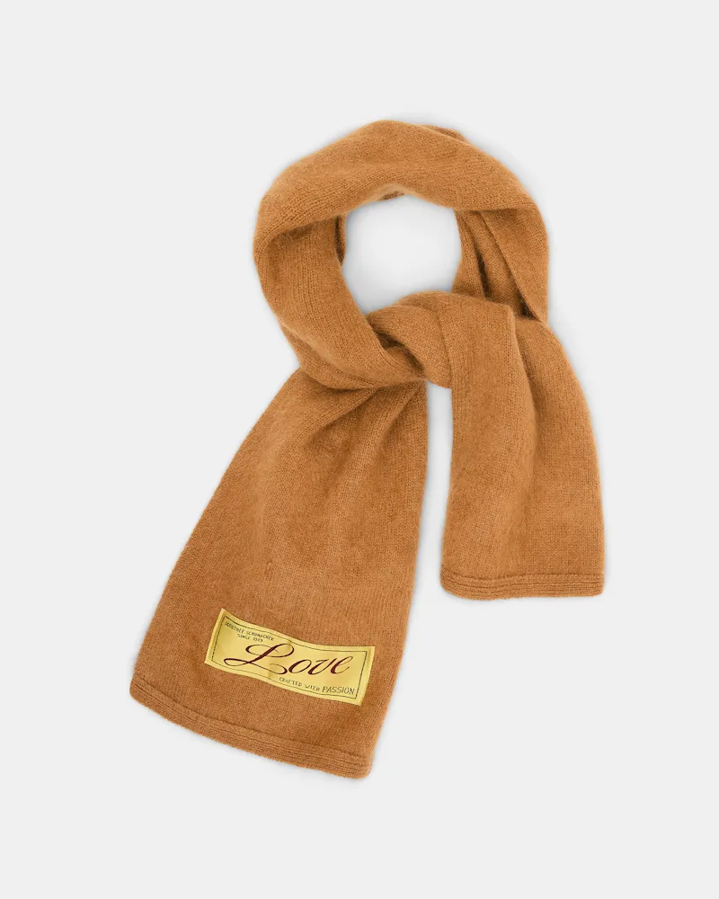 Dorothee Schumacher Schal aus Merino und Kaschmir Braun