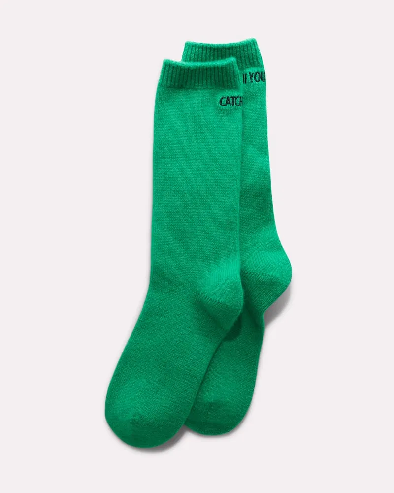 Dorothee Schumacher SOCKEN AUS KASCHMIR Grün
