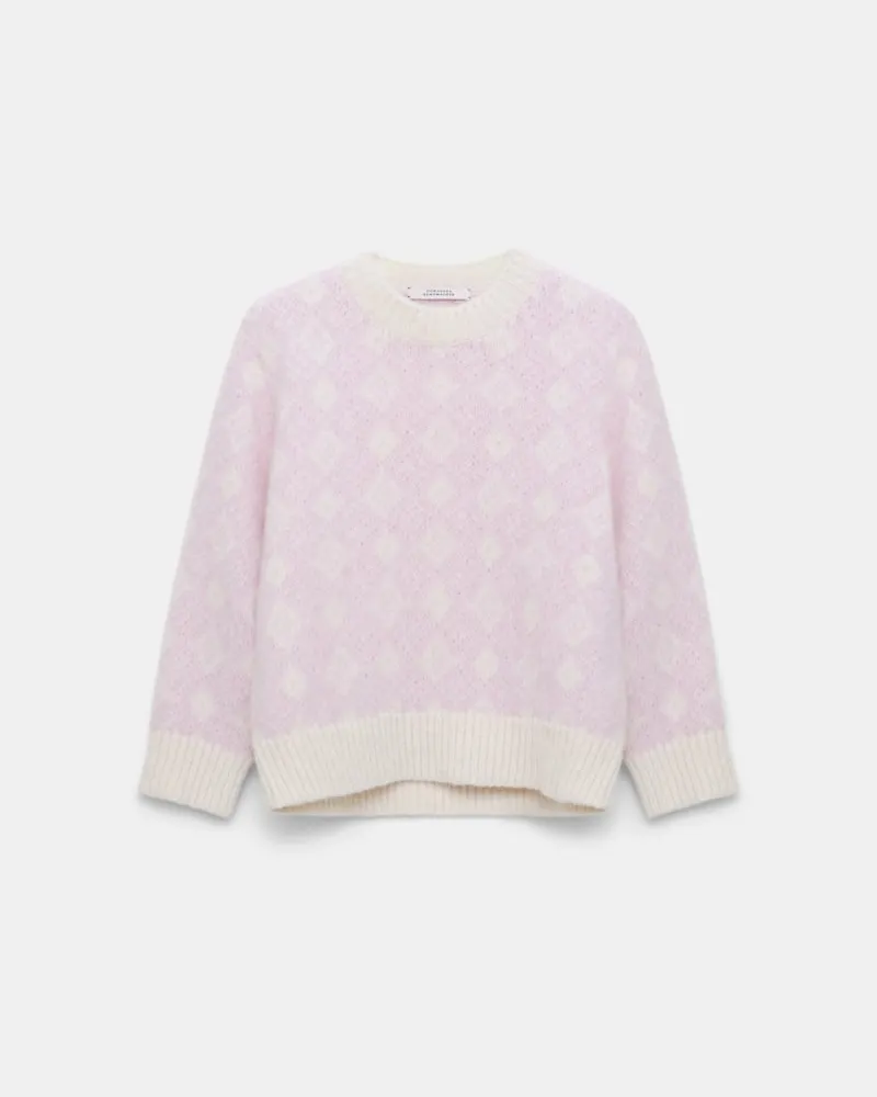 Dorothee Schumacher Jacquard Pullover Rosa