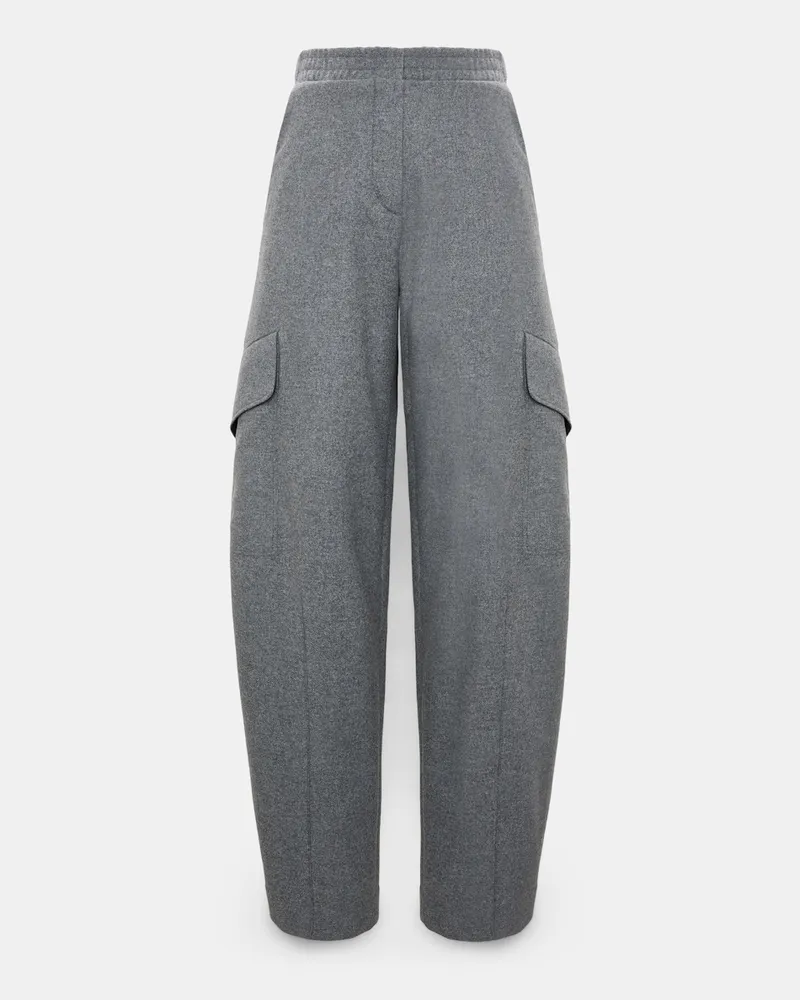 Dorothee Schumacher Barrel Pants aus leichtem Flanell Grau