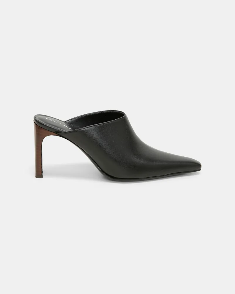 Dorothee Schumacher Mules aus Leder Schwarz