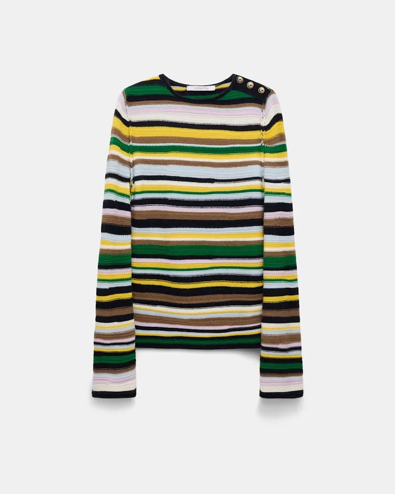 Dorothee Schumacher Gestreifter Pullover aus Kaschmir Multi