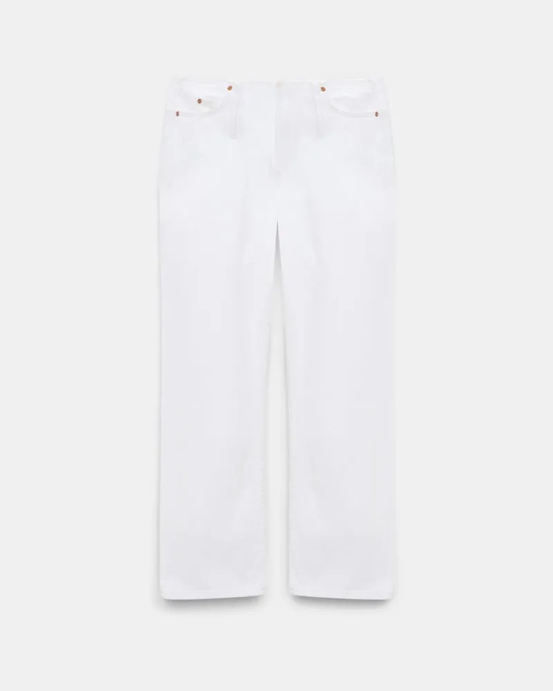 Dorothee Schumacher Caprihose aus Denim Weiß