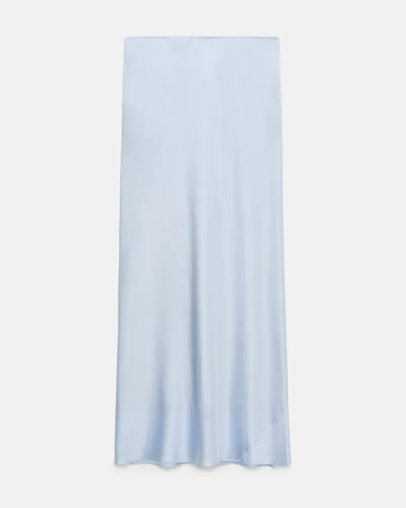 Dorothee Schumacher Midi-Rock aus Seidensatin Blau