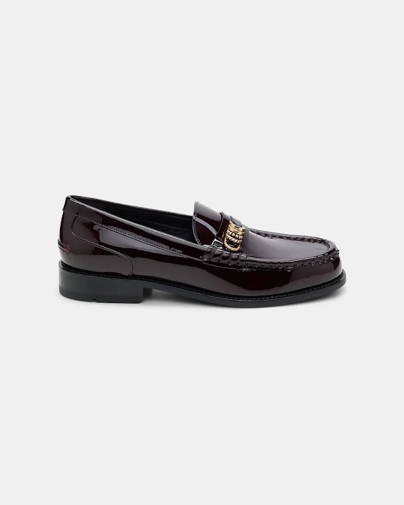 Dorothee Schumacher Loafers mit Signature D-Rings Braun
