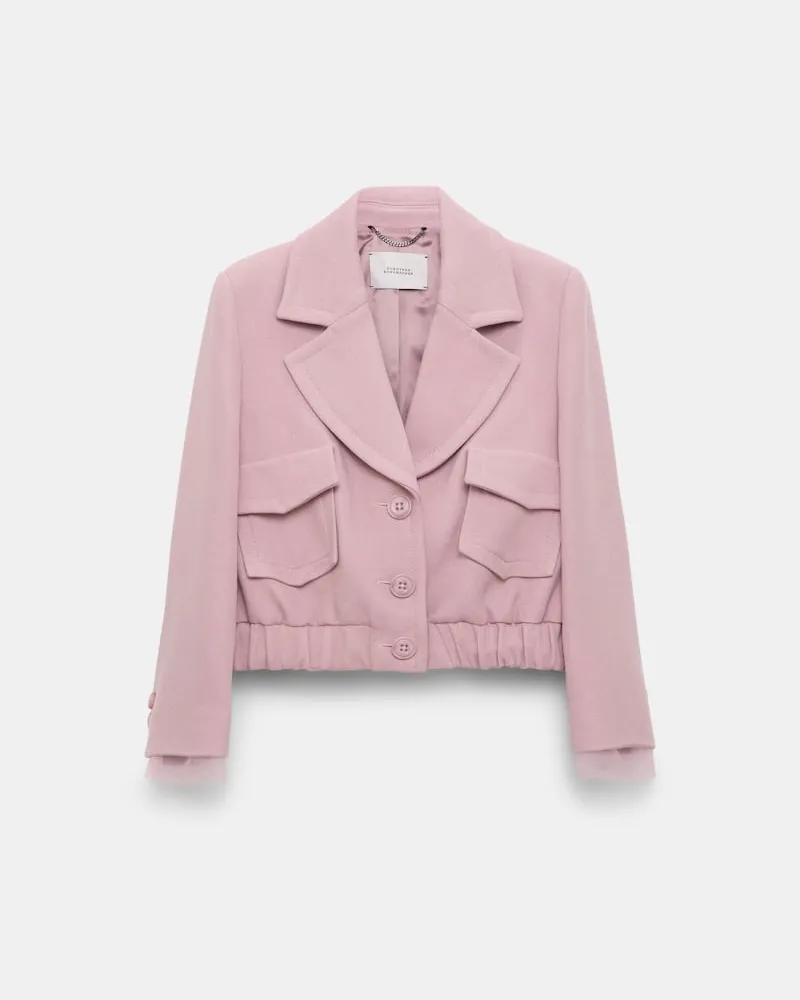 Dorothee Schumacher Cropped Blousonjacke Violett