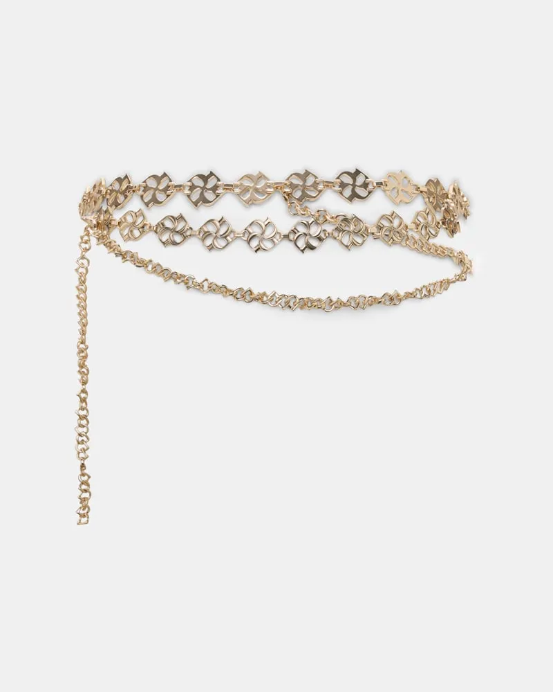 Dorothee Schumacher D-Rose Double Chain Gürtel Gold