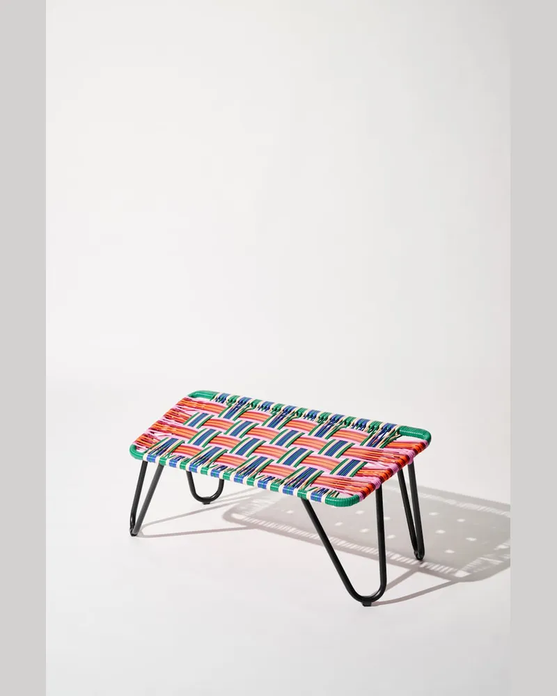 Dorothee Schumacher Handgeflochtene Fußablage Multi