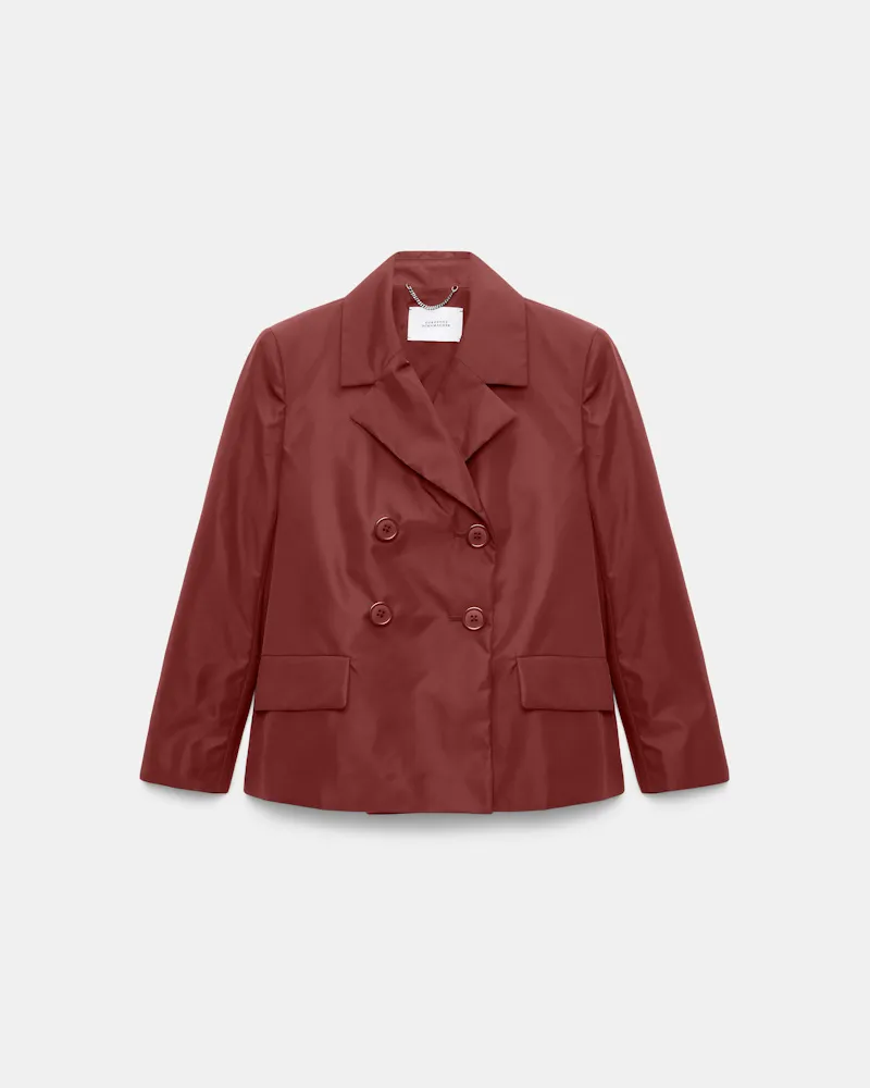 Dorothee Schumacher Boxy Blazer aus Nylon Braun