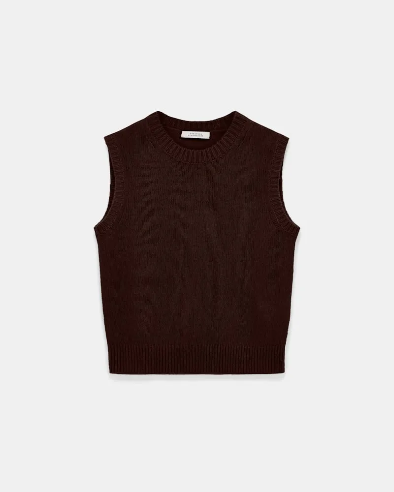 Dorothee Schumacher Top mit Rundhalsausschnitt Braun