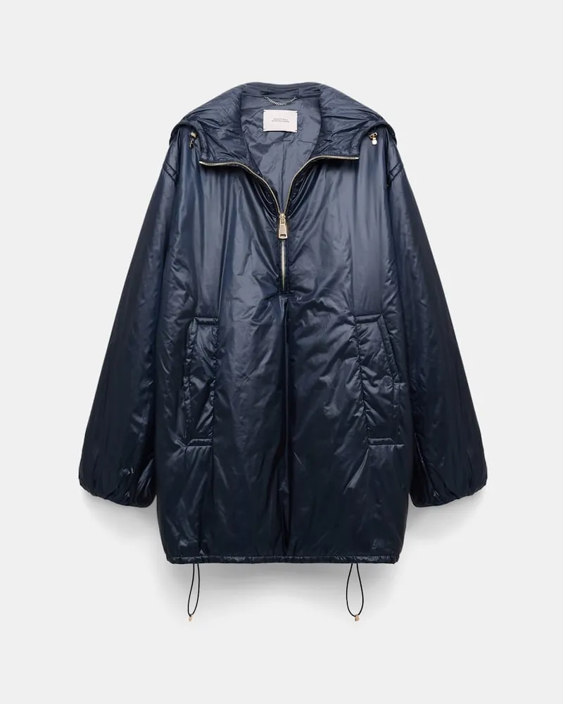 Dorothee Schumacher Nylon Hoodie Blau