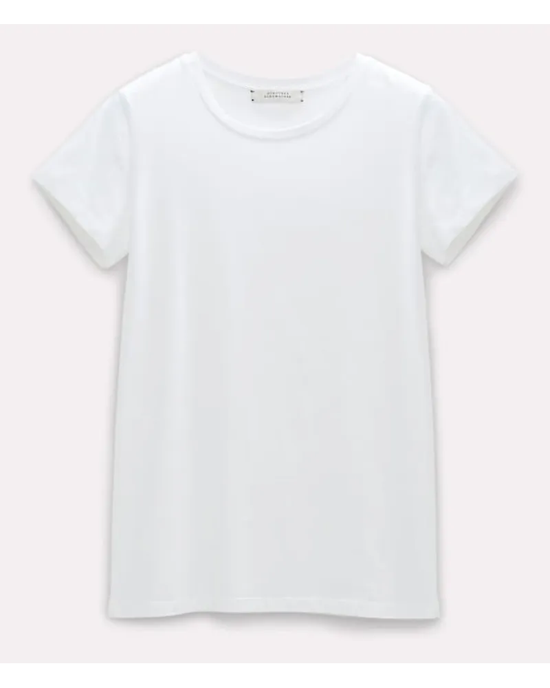 Dorothee Schumacher T-Shirt mit Rundhalsausschnitt Weiß