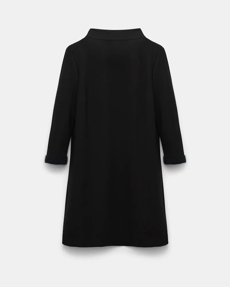 Dorothee Schumacher Shiftkleid aus Punto Milano Schwarz