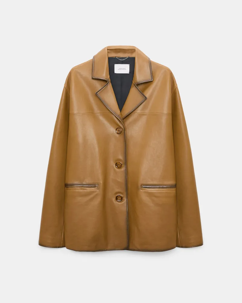 Dorothee Schumacher Lederblazer Braun