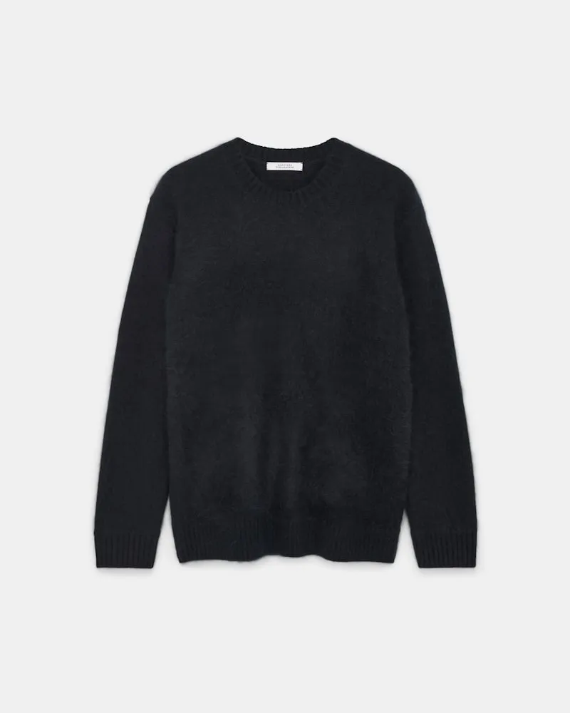 Dorothee Schumacher Fluffy Pullover aus Merino und Kaschmir Schwarz