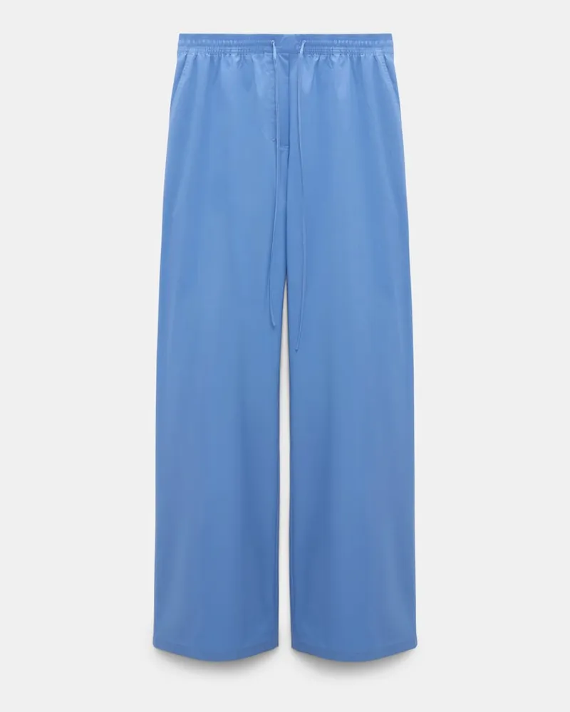 Dorothee Schumacher Hose aus Baumwoll-Popeline Blau