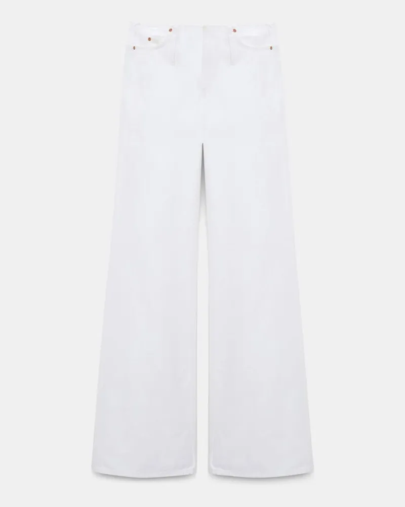 Dorothee Schumacher Jeans mit weitem Bein Weiß