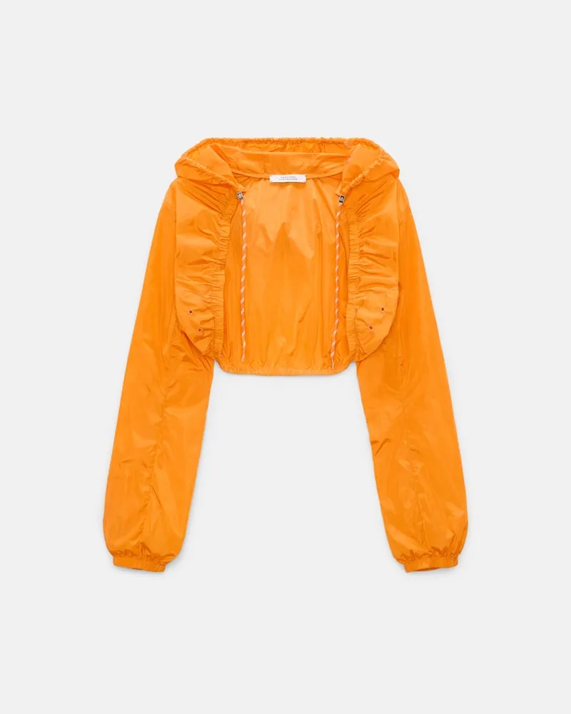 Dorothee Schumacher Styling Piece mit Kapuze und Arm-Cover Orange