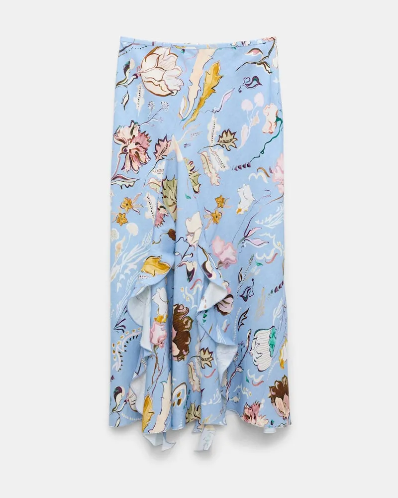 Dorothee Schumacher Rock aus Leinen mit Signature-Print Multi