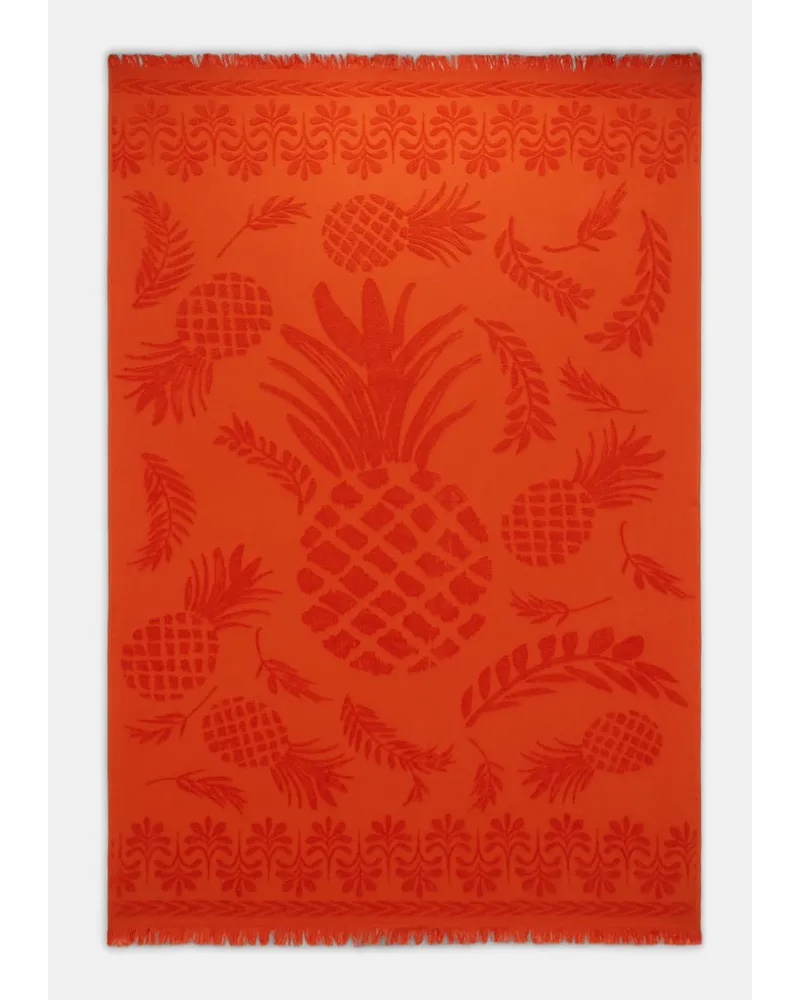 Dorothee Schumacher Badehandtuch mit gewebtem Ananas-Jacquardmuster Basic