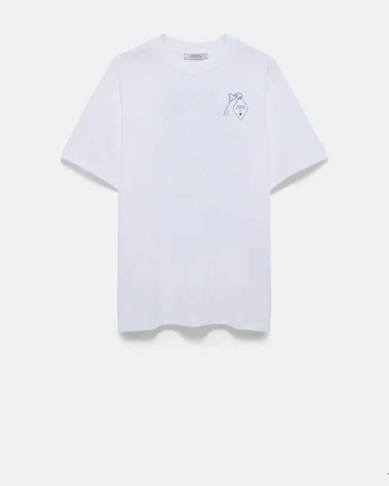 Dorothee Schumacher Mi casa es tu casa“-T-Shirt Blau