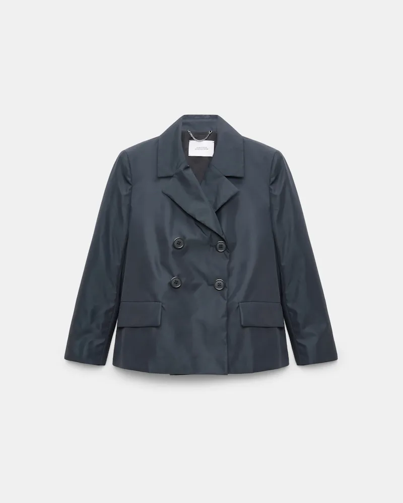 Dorothee Schumacher Boxy Blazer aus Nylon Blau