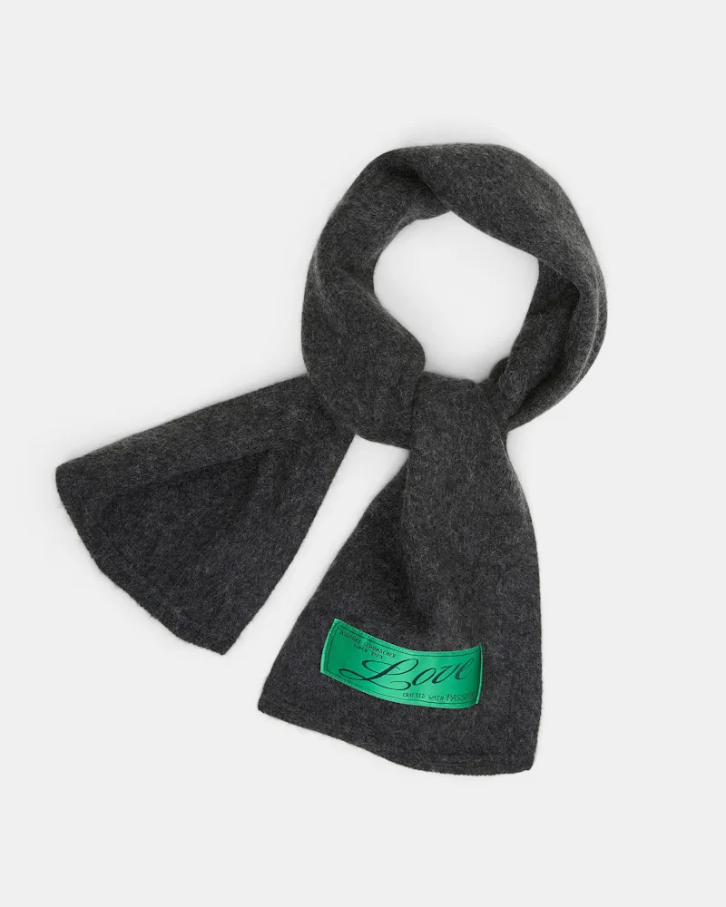 Dorothee Schumacher Schal aus Merino und Kaschmir Grau