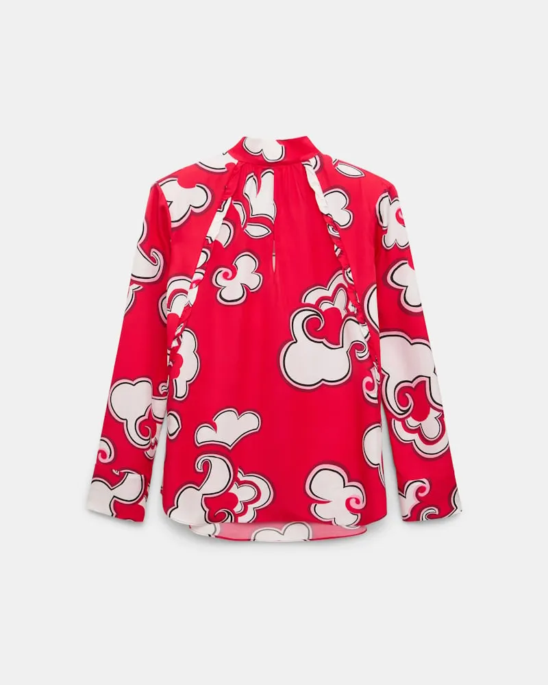 Dorothee Schumacher Bluse aus bedrucktem Viskose Twill Multi