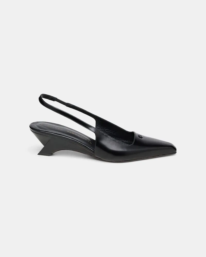 Dorothee Schumacher Slingback-Pumps mit Wedge Absatz Schwarz