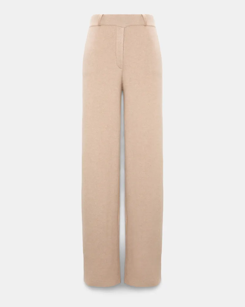 Dorothee Schumacher Pants aus Merino und Kaschmir Beige